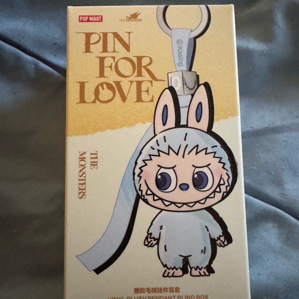 Pop Mart The Monsters Key Holder - Light Blue
